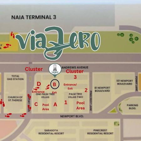One Palm Tree Villas Condominium - Studio 7Th Fl With Balcony - Across Terminal 3 Airport Пасай Екстериор снимка